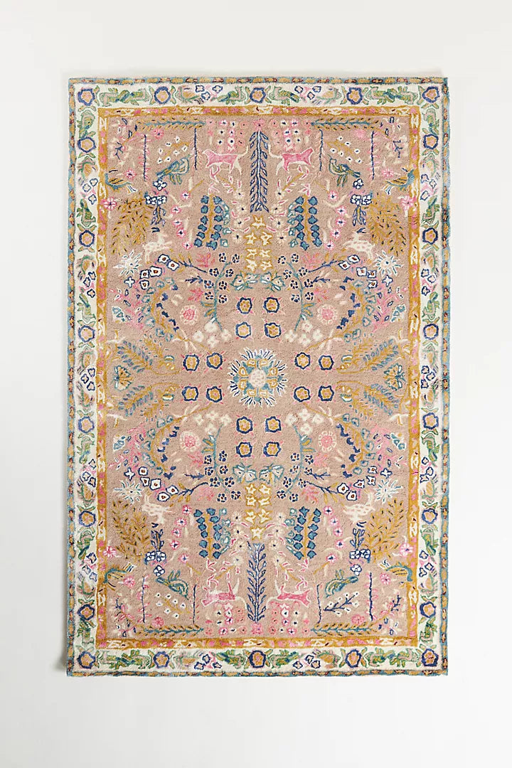 Anthro Averi Floral Rug