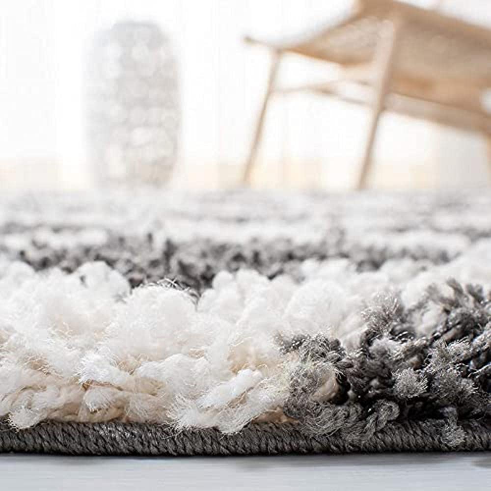 Handwoven Fluffy Shaggy - White