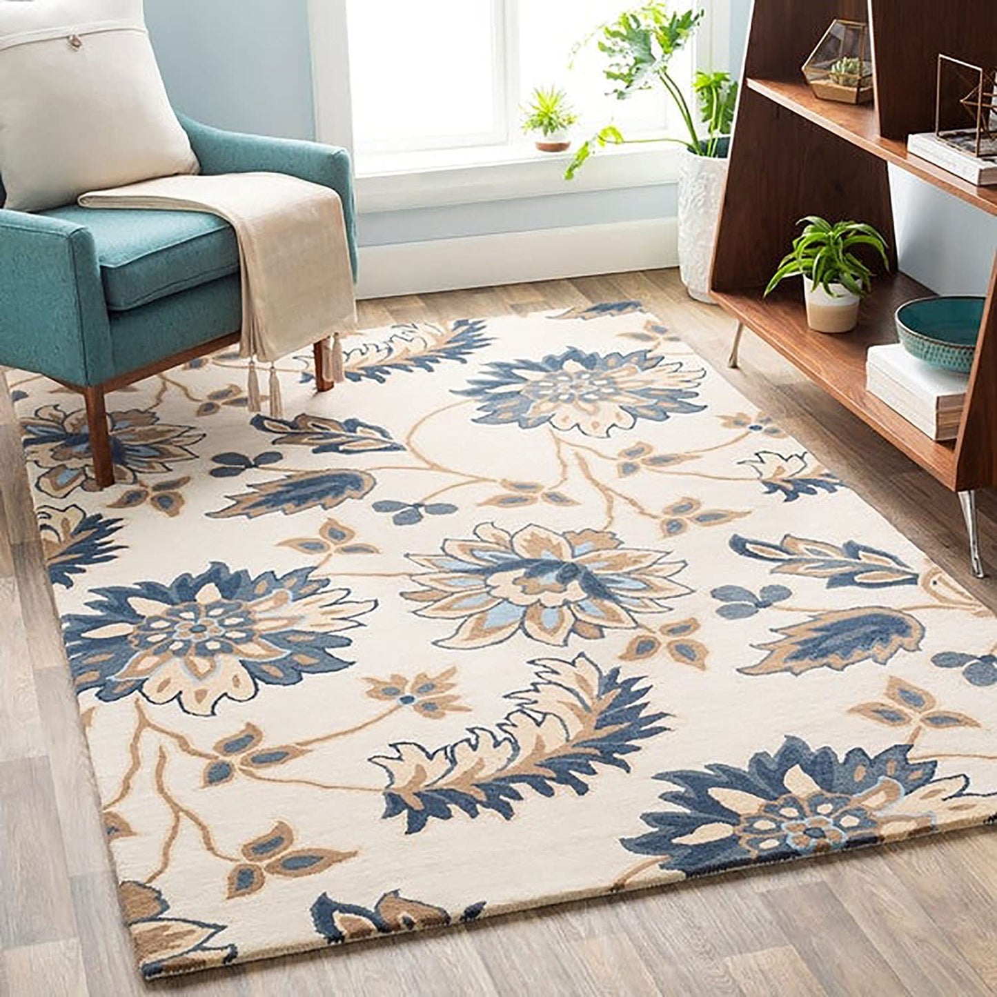 Floral Area Rug