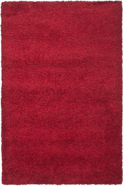 Handwoven Fluffy Shaggy - Red