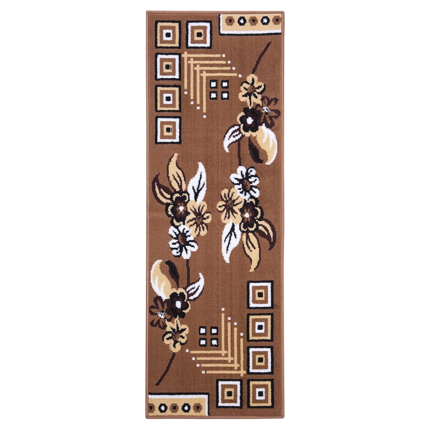 Floral Bedside Runner - Gold