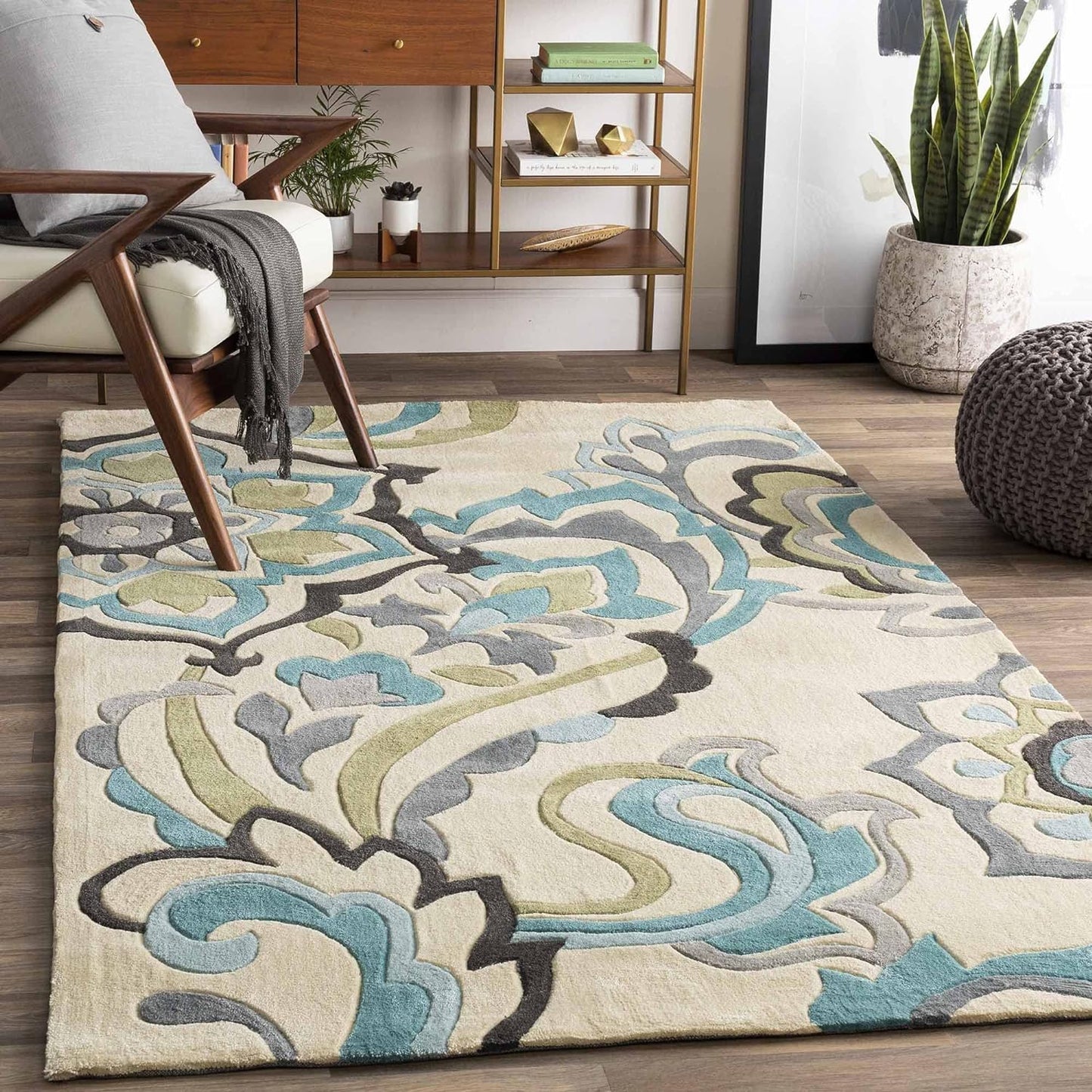 Floral Area Rug