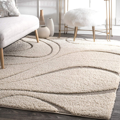 Handwoven Modern Shaggy - Ivory