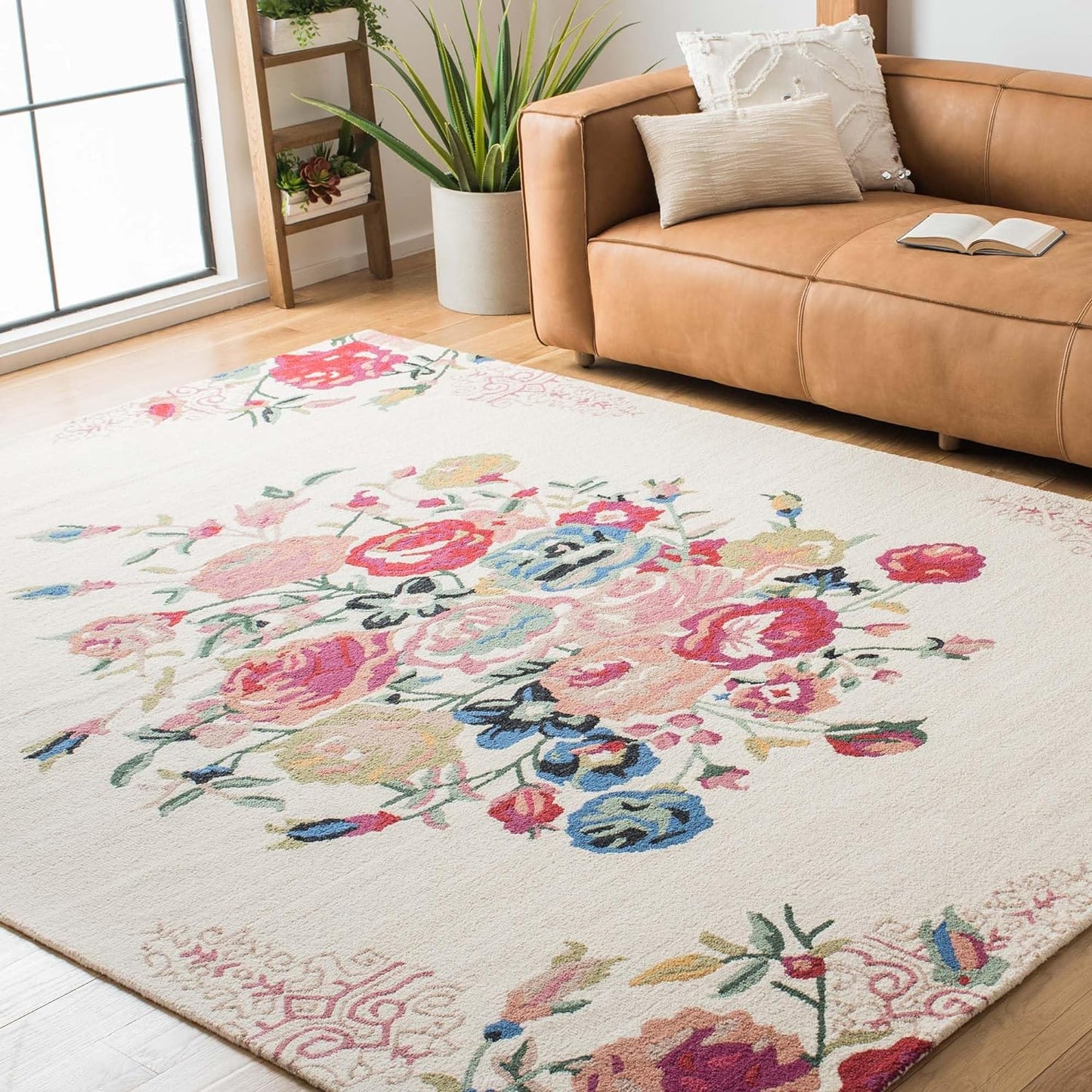 Floral Area Rug