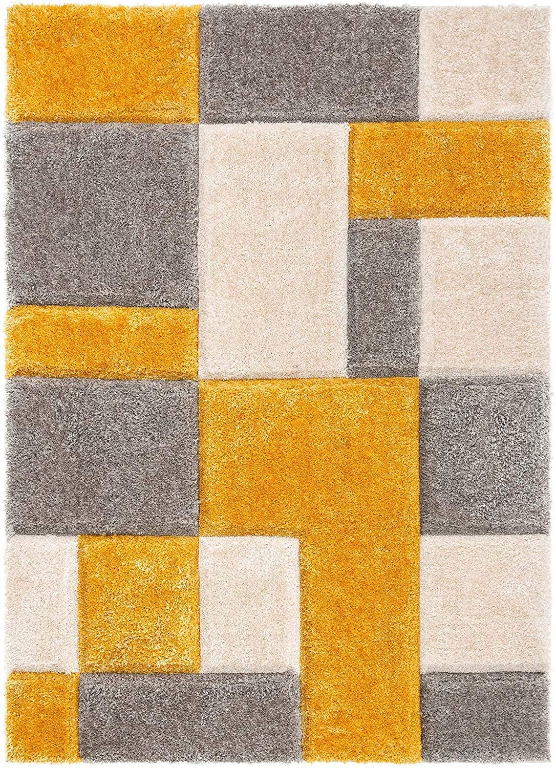 Handwoven Fluffy Shaggy - Yellow