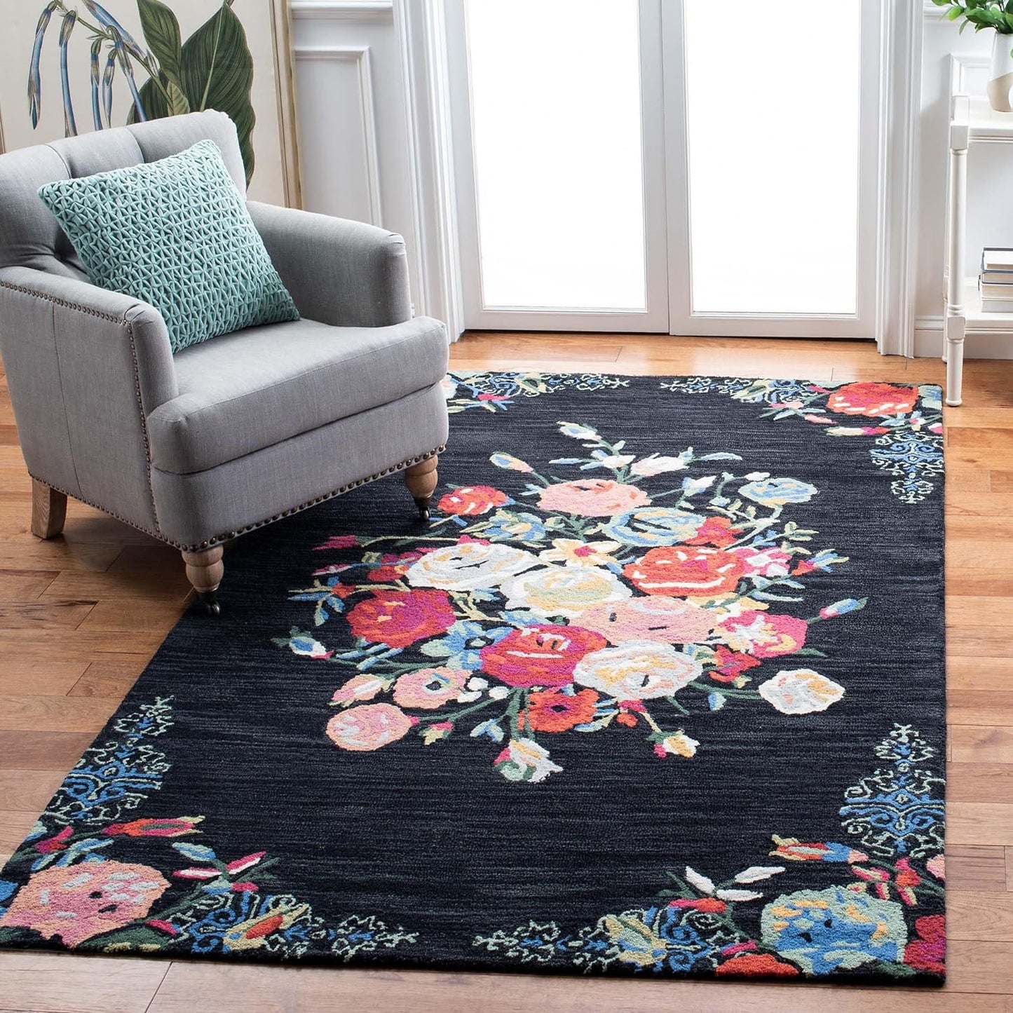 Floral Area Rug