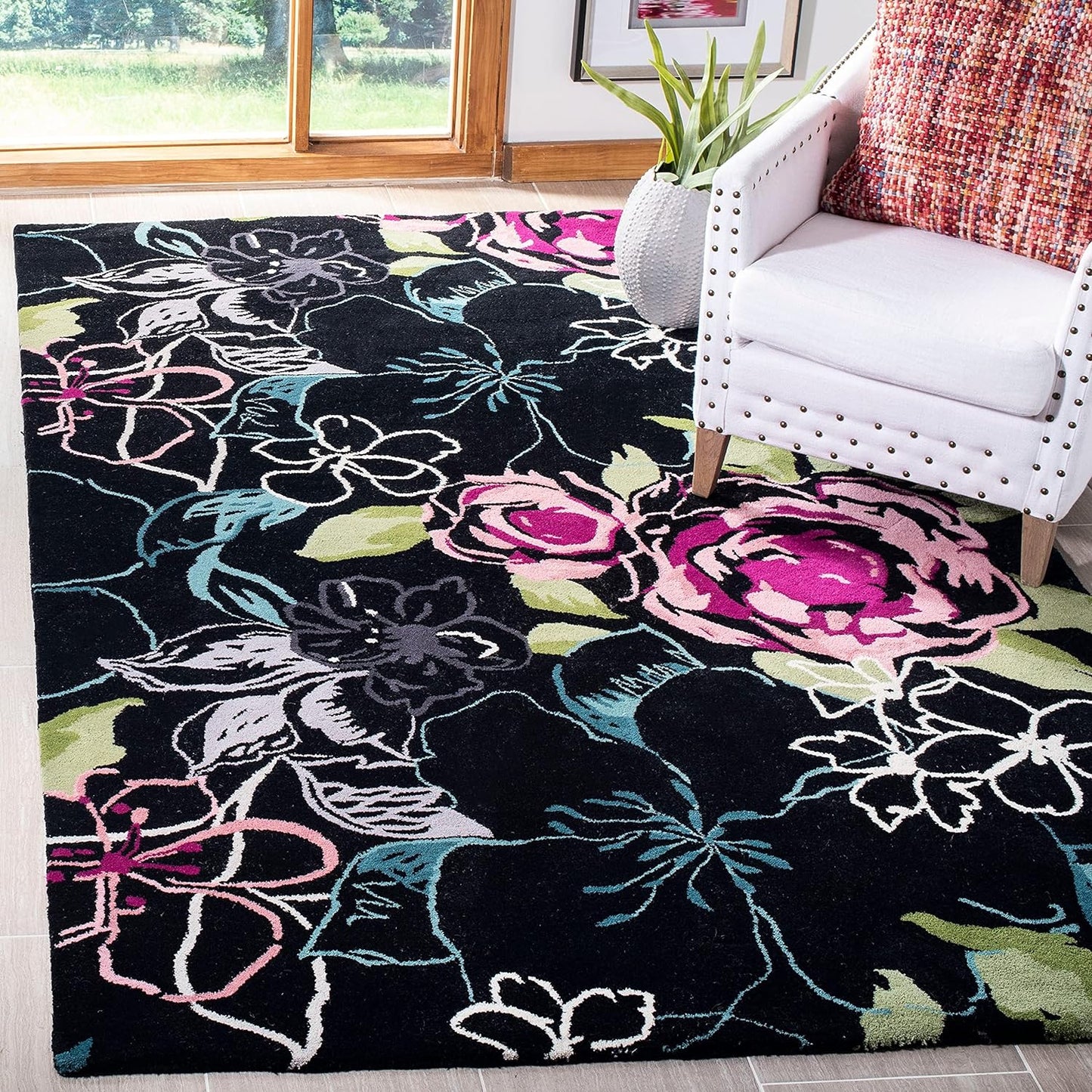 Floral Area Rug