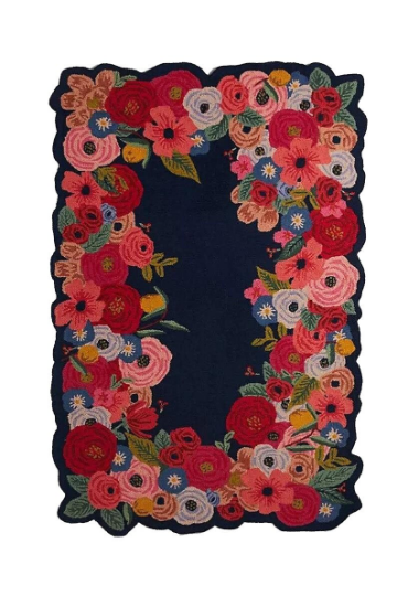 Floral Area Rug