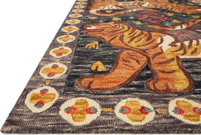 Rida Handloom Handmade Tibetan Tiger Area Rug Carpet for Bedroom & Living Room - Gold