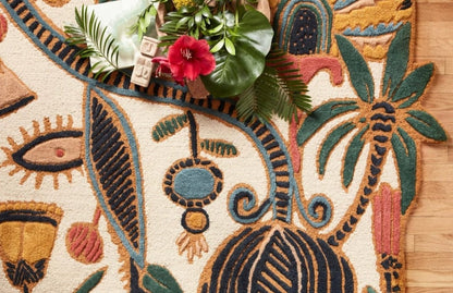 Floral Area Rug