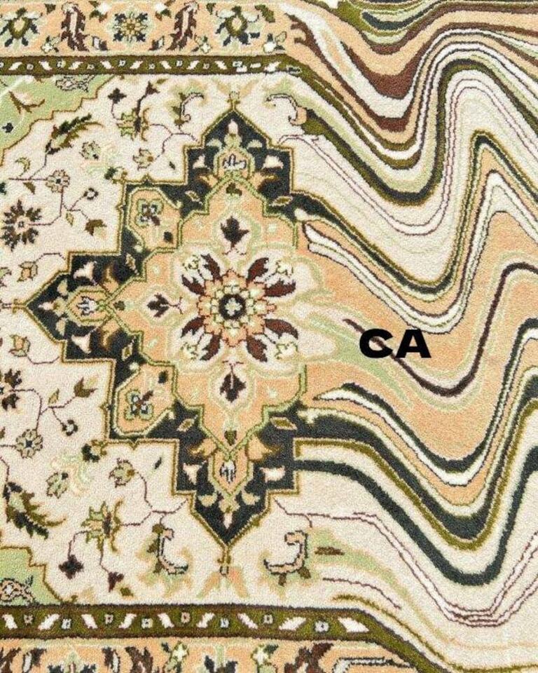 Melting Persian Design Area Rug