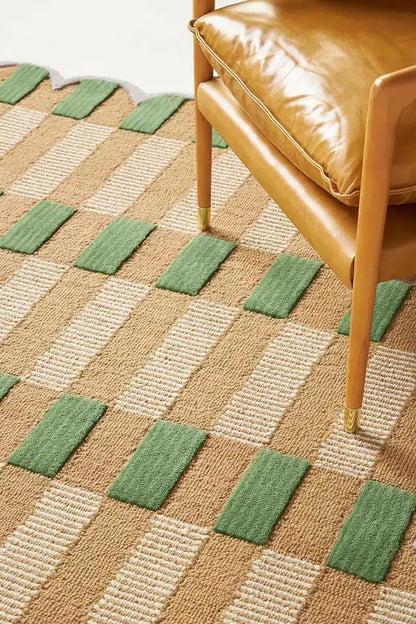 Matilda Goad Plaid Modern Area Rug Carpet for Bedroom & Living Room