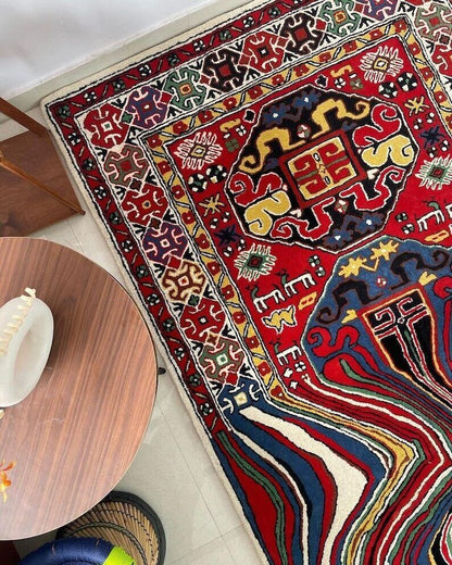 Melting Persian Design Area Rug