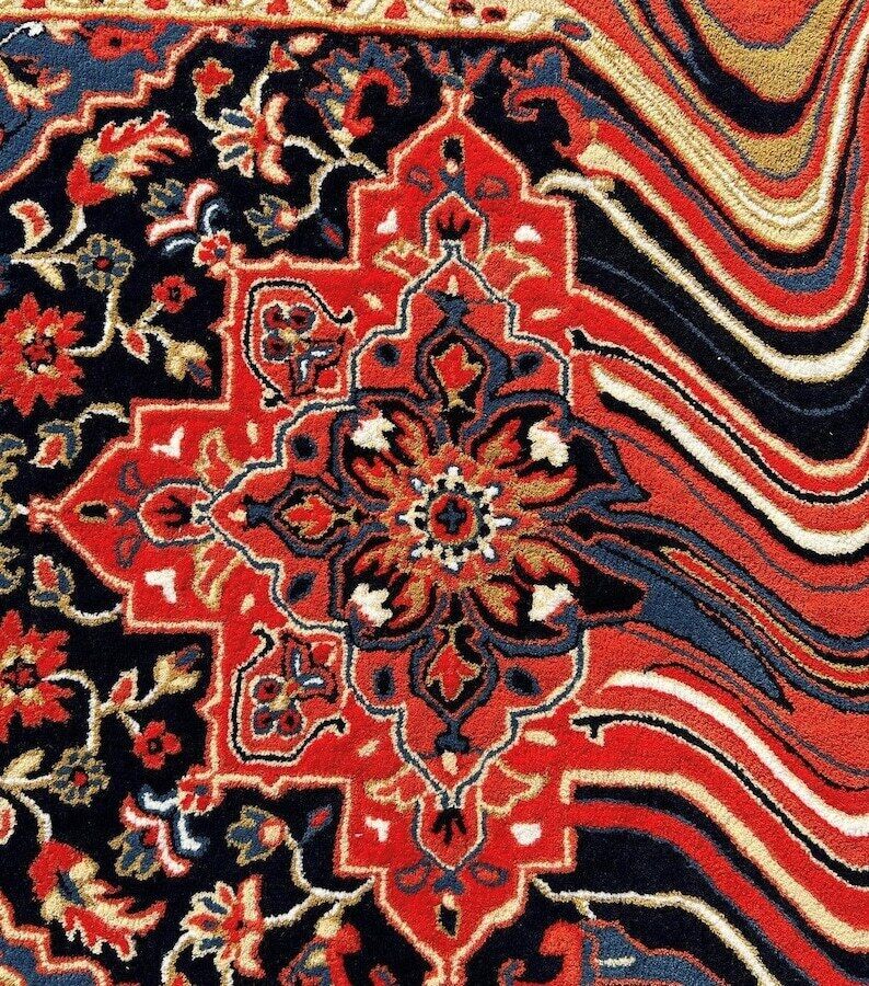 Melting Persian Design Area Rug